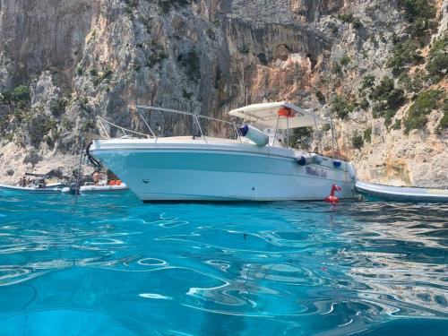 Steigen Sie an Bord dieses Motorboots Marlin Sub für Ihren Bootsausflug im Golf von Orosei!