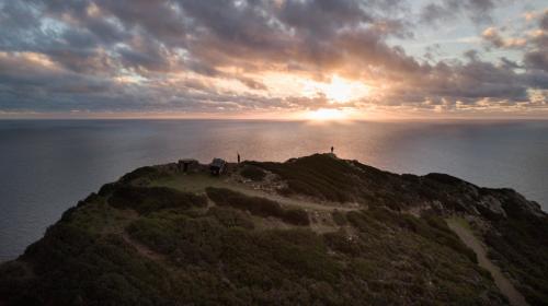 Tramonto nella costa nord-ovest della Sardegna