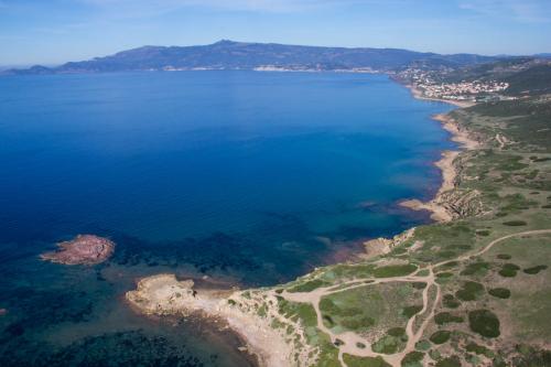 Panorama of the territory of Bosa