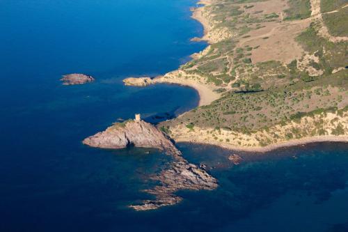 Tower overlooking the sea of Bosa