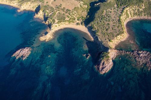 Sea in the territory of Bosa