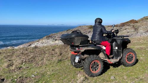 Quad bike in the coast od Bosa