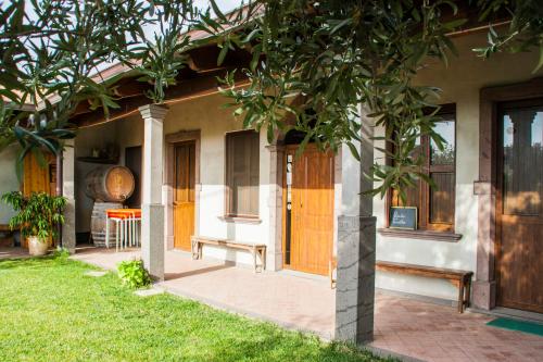 Winery entrance in Tramatza