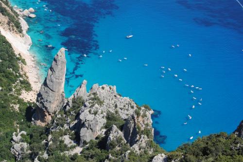 Foto panoramica dall'alto di Cala Goloritzè