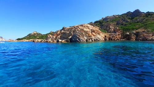 Crystal clear sea of the Molara pools