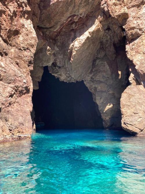 Grotto in the south east of Sardinia