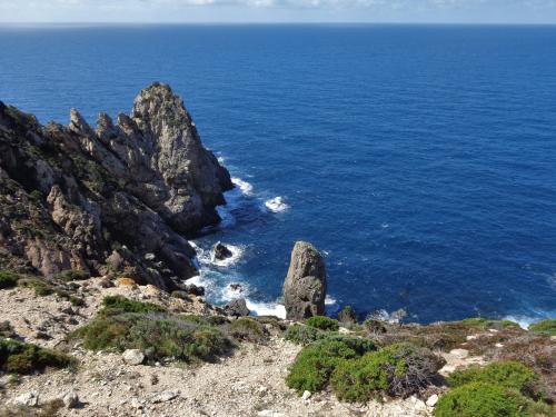 Costa di Puntixedda durante tour Miniere nel Blu