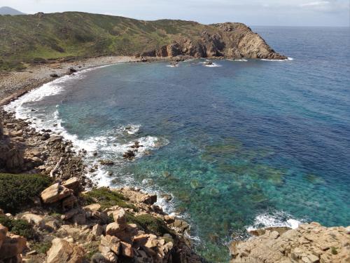 Baia delle Uova nella costa sud-ovest sarda