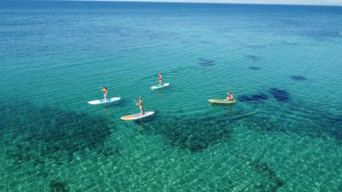 SUP lesson and crystal clear sea in Porto Torres