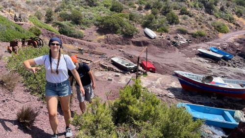 Excursionistas durante el trekking