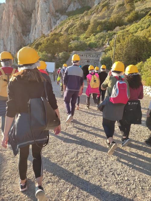 <p>Group visit to Porto Flavia with guide</p>
