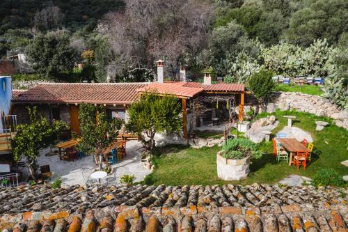 Giardino di una locanda durante escursione giornaliera a Lollove