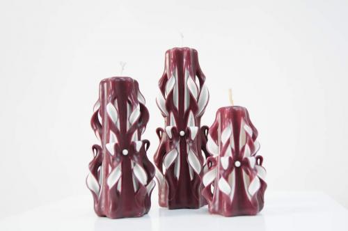 Candles inspired by the Sardinian tradition in Mamoiada