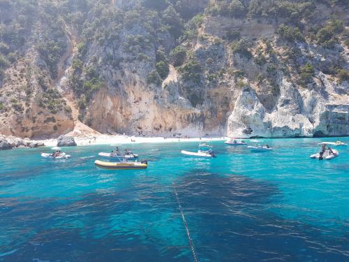 Crystal clear and turquoise sea of the Gulf of Orosei