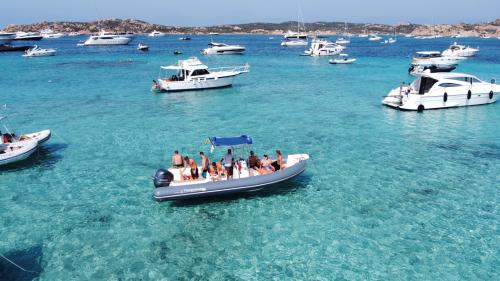 Boats in La Maddalena Archipel