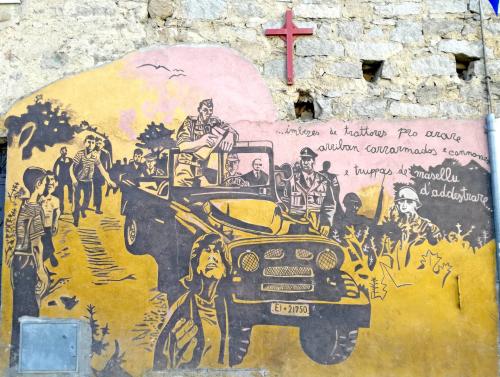 <p>Murales entre las calles de Orgosolo</p><p><br></p>