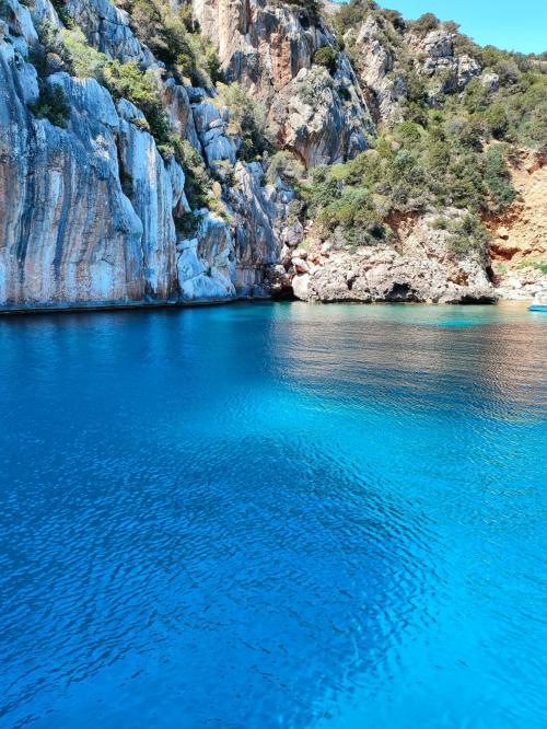 <p>Crystal clear sea of the Gulf of Alghero</p>