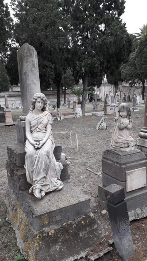 Artworks at the Bonaria Cemetery