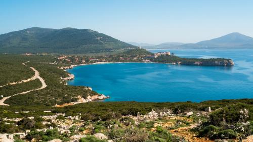 Blick auf den Golf von Alghero
