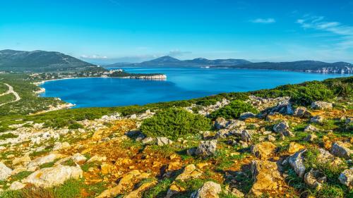 Overview of the coast of Alghero