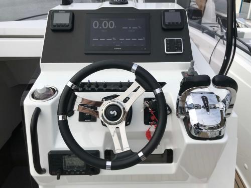 Speedboat cockpit