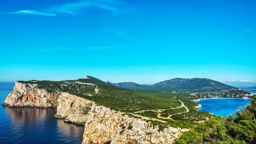 <p>Vue sur le parc de Porto Conte</p><p><br></p>