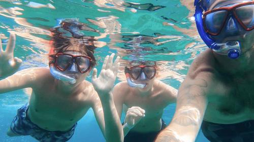 Moments while snorkeling on the Nurra's most beautiful beaches