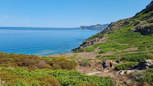 Panoramic view of the northwest coast in the Nurra