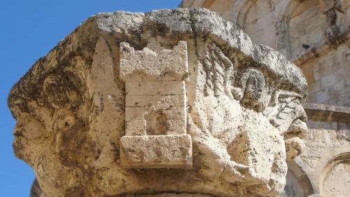 <p>Detail of the Romanesque Basilica of San Gavino</p><p><br></p>
