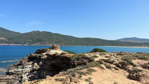Escursione guidata in quad ad Alghero con vista panoramica sul mare cristallino