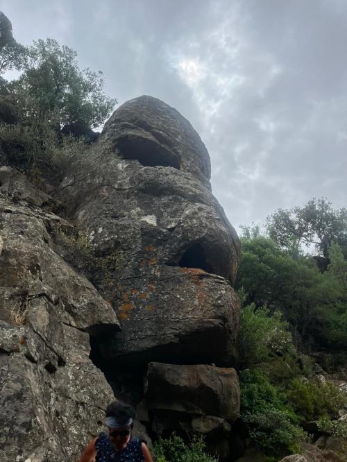 Maschera di pietra in Ogliastra