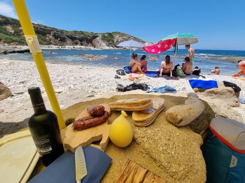 <p>Typical Sardinian tasting on the beach during a guided tour of the city of Alghero</p><p><br></p>