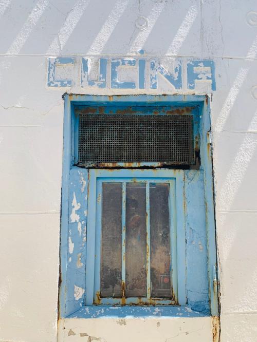 Prison kitchen on the island