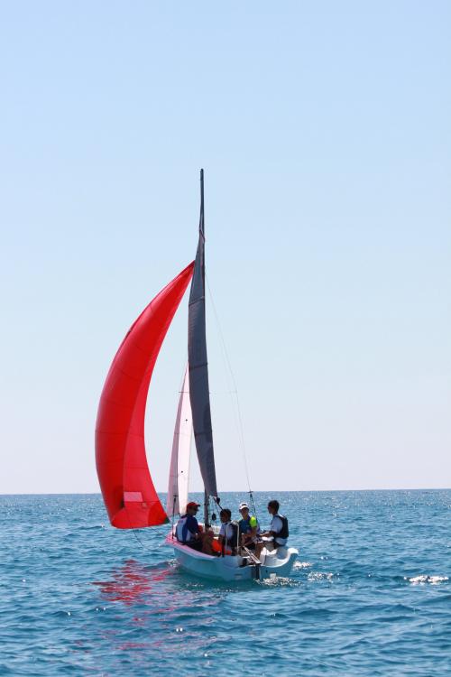 Sailing drift in Cagliari