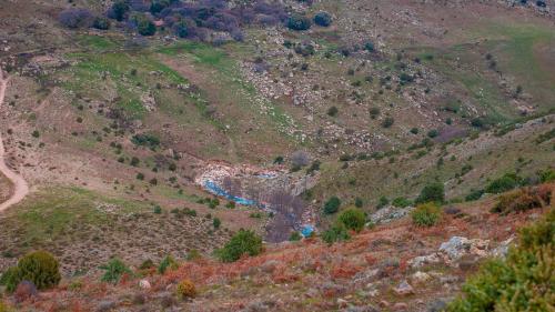 Blue river in the mountain of Gennargentu