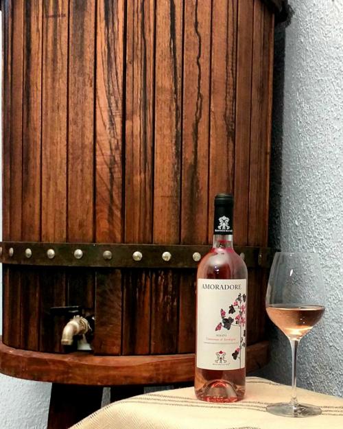 Wine from the Dorgali cellar of the rosé type