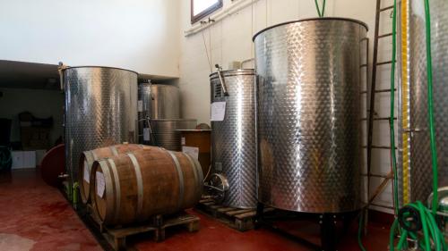 silos for wine production