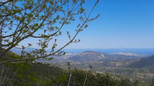 Panorama dall'azienda agricola ad Arzana