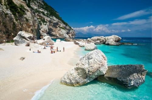 Cala Mariolu beach in the Gulf of Orosei