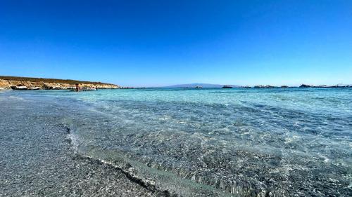 Spiaggia sull'isola di Mal di Ventre