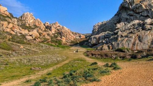 View of the landscape of the Moon Valley