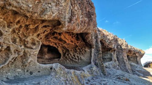 Rocce vulcaniche sul monte Torru