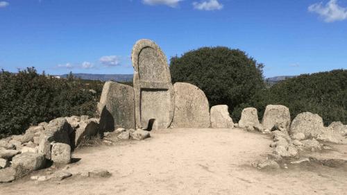 Besuch des Grabes der Giganten S'Ena und Thomes während der Tour durch die Blaue Zone