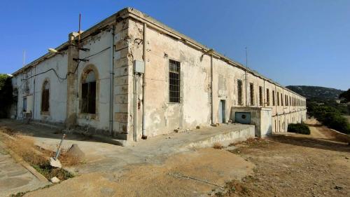 Structure present in Cala Reale on the island of Asinara