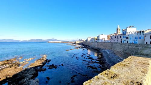 View of the ramparts of Alghero
