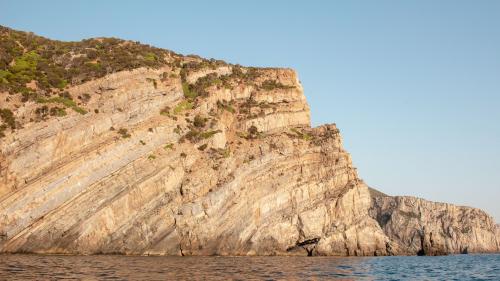 Rocky coastline in southwest Sardinia