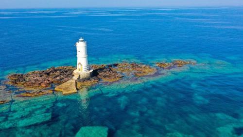 Mangiabarche Lighthouse in Calasetta