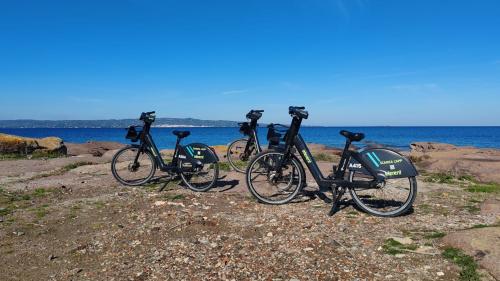 E-bikes for rent on the island of Sant'Antioco