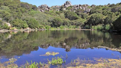 Nuraghe Grutti Acqua sull'isola di Sant'Antioco