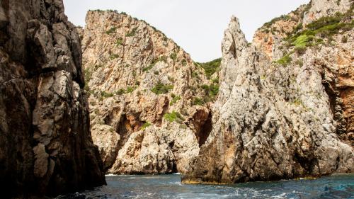 Le littoral accidenté de Buggerru